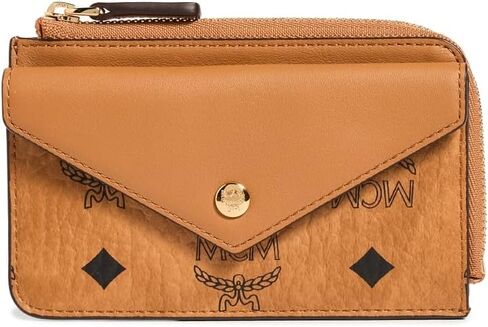 حافظة بطاقات صغيرة Aren VI للنساء من MCM، لون كونياك، أسمر ضارب للصفرة، مقاس واحد in Kuwait