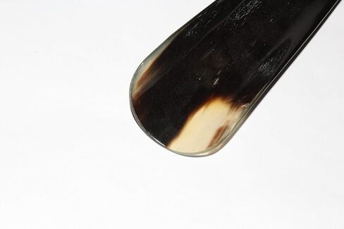 Shoe Horn Made with Real Horn Handmade. Easy Grip Long Brass anchor handle Shoehorn for Men,Women Seniors, Pregnancy, Elderly, back pain, tall people and kids Shoes & Boots.Home or Travel .(14''brass) in Saudi Arabia