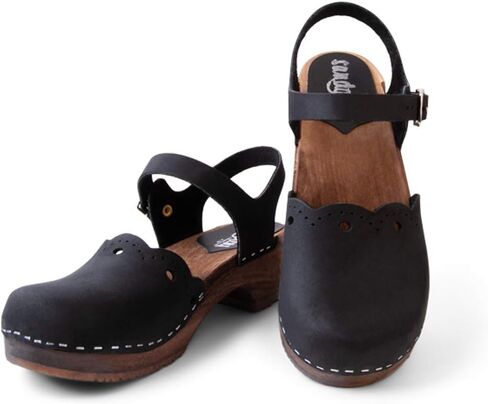 Sandgrens Swedish Handmade Wooden Clog Sandal | Milan in Saudi Arabia