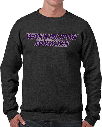 Campus Colors NCAA Adult Charcoal Crewneck Fleece Sweatshirt - Cotton Blend - Stay Warm & Represent Your Team With Style in Saudi Arabia