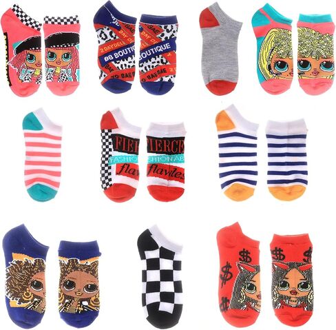 L.O.L. Surprise! Girls' OMG Dolls No Show Socks in Saudi Arabia