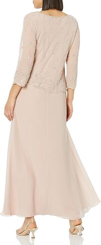 جيه كارا فستان نسائي مطرز بصدرية صدرية غير متماثلة للمناسبات الخاصة in Kuwait