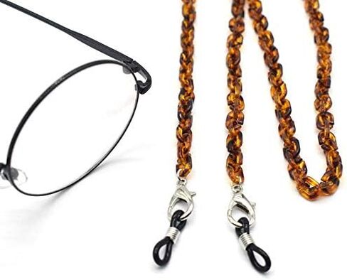 COLORFUL BLING Mask Holder Lanyard Chain Necklace Eyeglass Eyewear Stracp Leash Handy Face Mask Retainer Hanger Keeper in Saudi Arabia