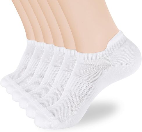 جوارب ATBITER للكاحل للسيدات مع جوارب رياضية مبطنة للجري بدون عرض جوارب منخفضة القطع 6 أزواج in Kuwait