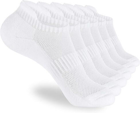 جوارب ATBITER للكاحل للسيدات مع جوارب رياضية مبطنة للجري بدون عرض جوارب منخفضة القطع 6 أزواج in Kuwait