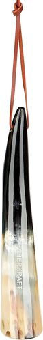 CHERKRAFT Shoe Horn with Handle Natural Handcrafted & Polished Made from Real Horn For All Shoes & Boots - 10 Inches in Kuwait
