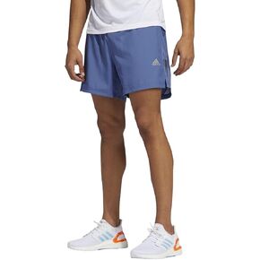 adidas Men's Standard Own The Run 3-Stripes Shorts, Crew Blue, Medium in Saudi Arabia