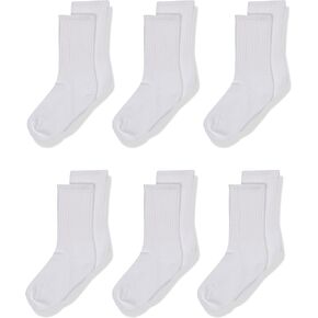 جوارب Jefferies Socks للفتيات بدون خياطة بنصف وسادة (عبوة من 6 قطع)