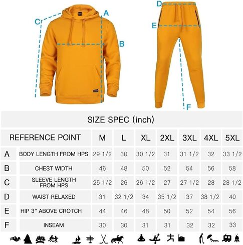 Tracksuit for men 2 pieces,Fleece hooded outfit,casual sweatsuit set jogger suit outdoor sportswear in Saudi Arabia