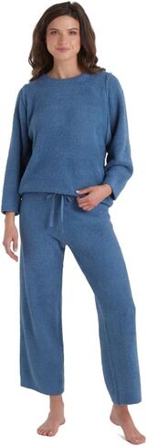 Softies Solid Marshmallow Reverse Seam Crew Neck Lounge Set in Saudi Arabia