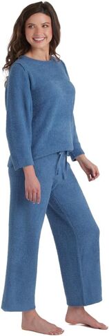 Softies Solid Marshmallow Reverse Seam Crew Neck Lounge Set in Saudi Arabia