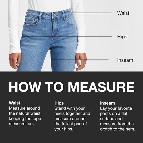 GAP Women's High Rise Vintage Slim Fit Denim Jeans in Kuwait