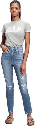 GAP Women's High Rise Vintage Slim Fit Denim Jeans in Saudi Arabia