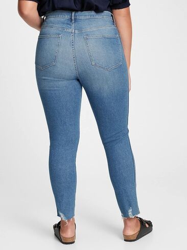 GAP Women's High Rise Vintage Slim Fit Denim Jeans in Saudi Arabia