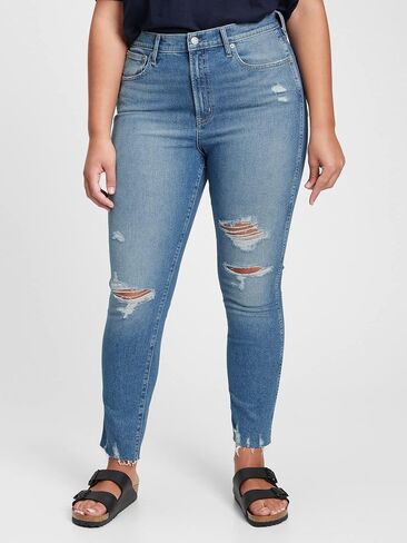GAP Women's High Rise Vintage Slim Fit Denim Jeans in Saudi Arabia