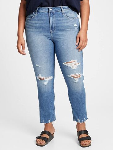 GAP Women's High Rise Vintage Slim Fit Denim Jeans in Saudi Arabia