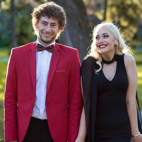 Luckyvestir Bow Ties for Men, Pre-Tied Adjustable Black Bow Tie for Men Boys Wedding Party Gifts in Kuwait