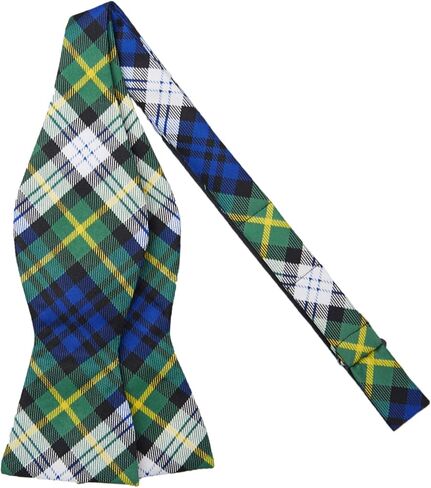 Jacob Alexander Men's Royal Tartans Plaid Self-Tie Bow Tie in Kuwait
