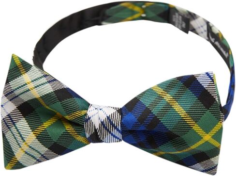 Jacob Alexander Men's Royal Tartans Plaid Self-Tie Bow Tie in Kuwait