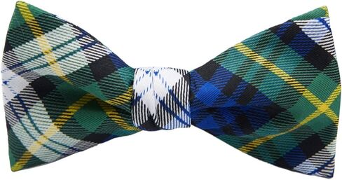 Jacob Alexander Men's Royal Tartans Plaid Self-Tie Bow Tie in Kuwait