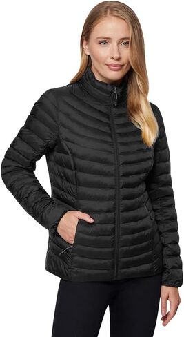 32 Degrees Women's Lightweight Recycled Poly-Fill Packable Jacket | Layering | Zippered Pockets | Water Repellent in Saudi Arabia