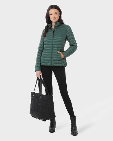 32 Degrees Women's Lightweight Recycled Poly-Fill Packable Jacket | Layering | Zippered Pockets | Water Repellent in Saudi Arabia