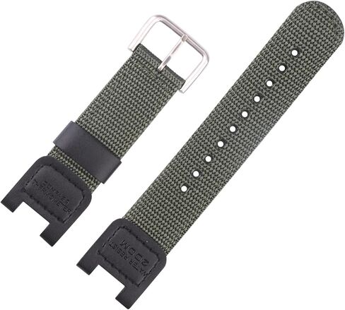 MMBAY 24mm Nylon Leather Watch Bands Replacement Fit for Casio G-Shock SGW-100 SGW-200 GW-3000B GW-3500B Strap Wirstband for Men and Women Bracelet Watch accessories in Saudi Arabia
