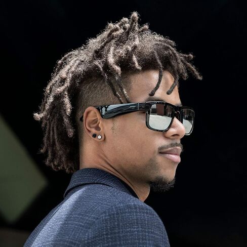 Bose Mirrored Silver, Tenor Polarized Square Replacement Sunglass Lenses, Lens Width: 55 mm in Saudi Arabia