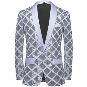 Men Sequin Shiny Stereoscopic Pattern Prom Suit Jacket One Button and Blazers Tuxedo for Wedding Banquet in Saudi Arabia