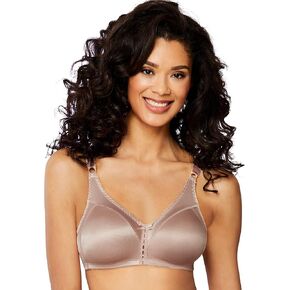 Bali Women's Double Support Wireless Bra, Comfortsoft Full-coverage Wirefree Bra, Df3820
