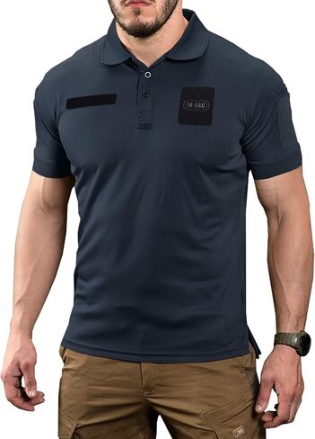 M-Tac Tactical Breathable Polo Shirt - Military Quick Dry Coolmax Short Sleeve T-Shirt for Men in Kuwait