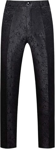YFFUSHI Men's Elegant Jacquard 3 Piece Suit Shawl Lapel Slim Fit Tuxedo Set in Kuwait