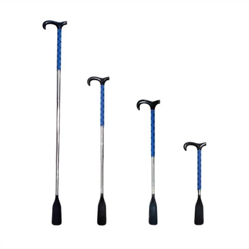 TNBUENO لبوق الحذاء بمقبض طويل لكبار السن والرجال والنساء والأطفال، لسان حذاء معدني يساعد على ارتداء الملابس مقاس 14-34.5 بوصة للأحذية طويلة الرقبة in Kuwait