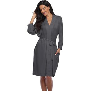 Super Shopping-zone Women's Robes Lightweight Kimono Robes Knit Bathrobes Soft Sleepwear Loungewear in Saudi Arabia