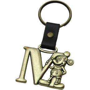 Mickey Mouse Letter M Brass Key Chain in Kuwait