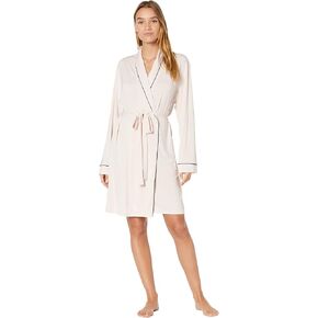 Eberjey Gisele Tuxedo Women's Robe | Wrap Front with Waist Tie in Kuwait