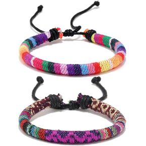 yfstyle 24PCS Boho Beaded Anklet for Women Elastic Anklets Colorful Beaded Ankle Bracelet Handmade Adjustable Elastic Anklets African Anklets Beach Bead Anklet Boho Style Bead Anklet for Girls