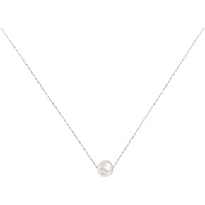 VIBILIA Dainty Pearl Necklace for Women Girls, Mini Natural Freshwater Pearl Pendant Choker Gold Necklace Fashion Jewelry for Gift in Kuwait