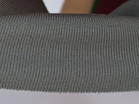 TinaKim Ribbing Knit Fabric,Waistbands Collar Cuffs Trim Material (Strip of Black, 40x8in) in Kuwait