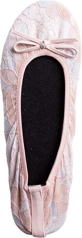 Silky Toes Women’s Foldable Lace Wedding Flats Comfortable Bridal Dressy Shoes in Kuwait