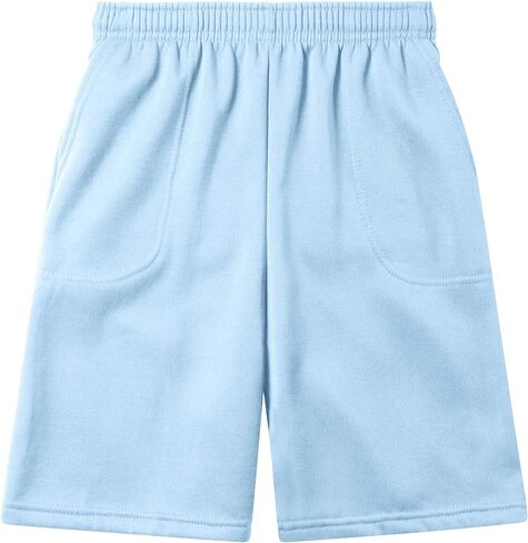 MA CROIX Essentials Mens Premium Brushed Sweat Shorts Lightweight Fleece Elastic Gym Loungewear in Kuwait