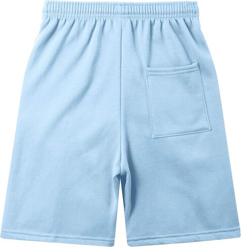 MA CROIX Essentials Mens Premium Brushed Sweat Shorts Lightweight Fleece Elastic Gym Loungewear in Kuwait