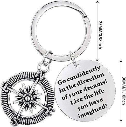 Trounistro 4 حزمة سلسلة مفاتيح التخرج ملهمة هدايا التخرج لعام 2021 الفتيات والأولاد المتخرجين in Kuwait
