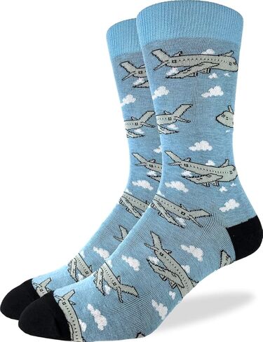 Good Luck Sock Men's Airplanes, Trains & Cars Socks, Adult in Kuwait