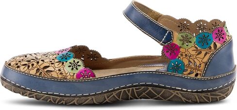 L'Artiste Kysandra-Fleur Women's Mary Jane with Hand-Painted Floral Detail and Arch Support in Saudi Arabia