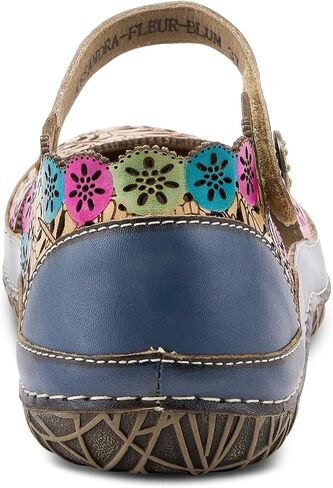 L'Artiste Kysandra-Fleur Women's Mary Jane with Hand-Painted Floral Detail and Arch Support in Saudi Arabia