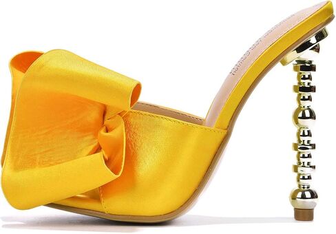 Cape Robbin Salsa Sexy High Heels for Women, Oval Open Toe Shoes Heels in Saudi Arabia