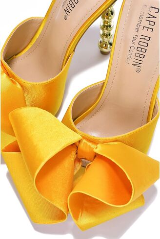 Cape Robbin Salsa Sexy High Heels for Women, Oval Open Toe Shoes Heels in Saudi Arabia