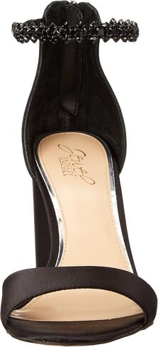 Jewel Badgley Mischka Louise Peep-Toe Block Heel in Kuwait