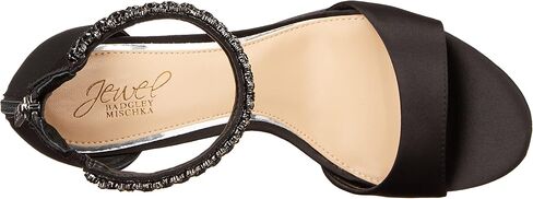 Jewel Badgley Mischka Louise Peep-Toe Block Heel in Kuwait